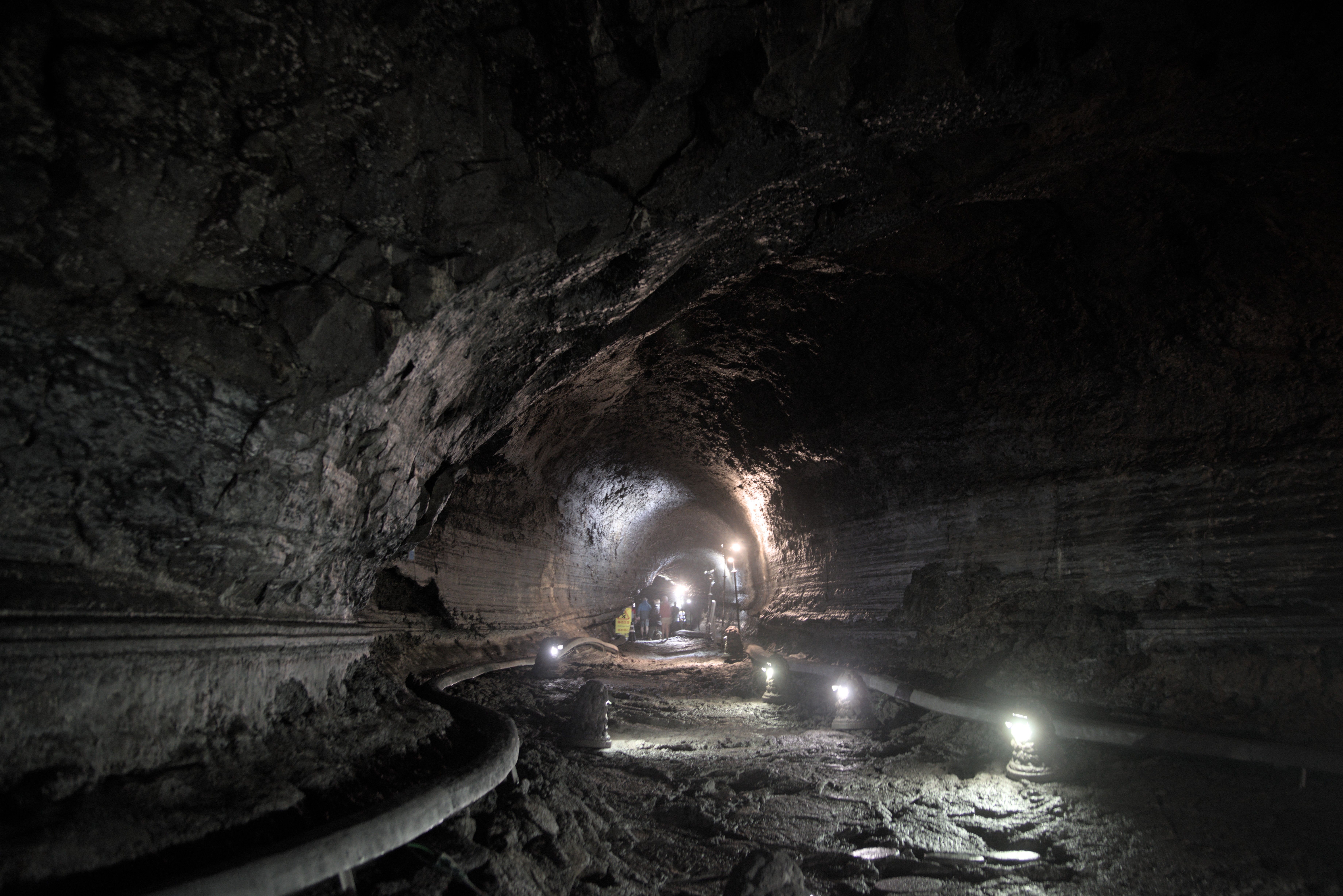 Manjanggul — cave system formed by volcanic activity.