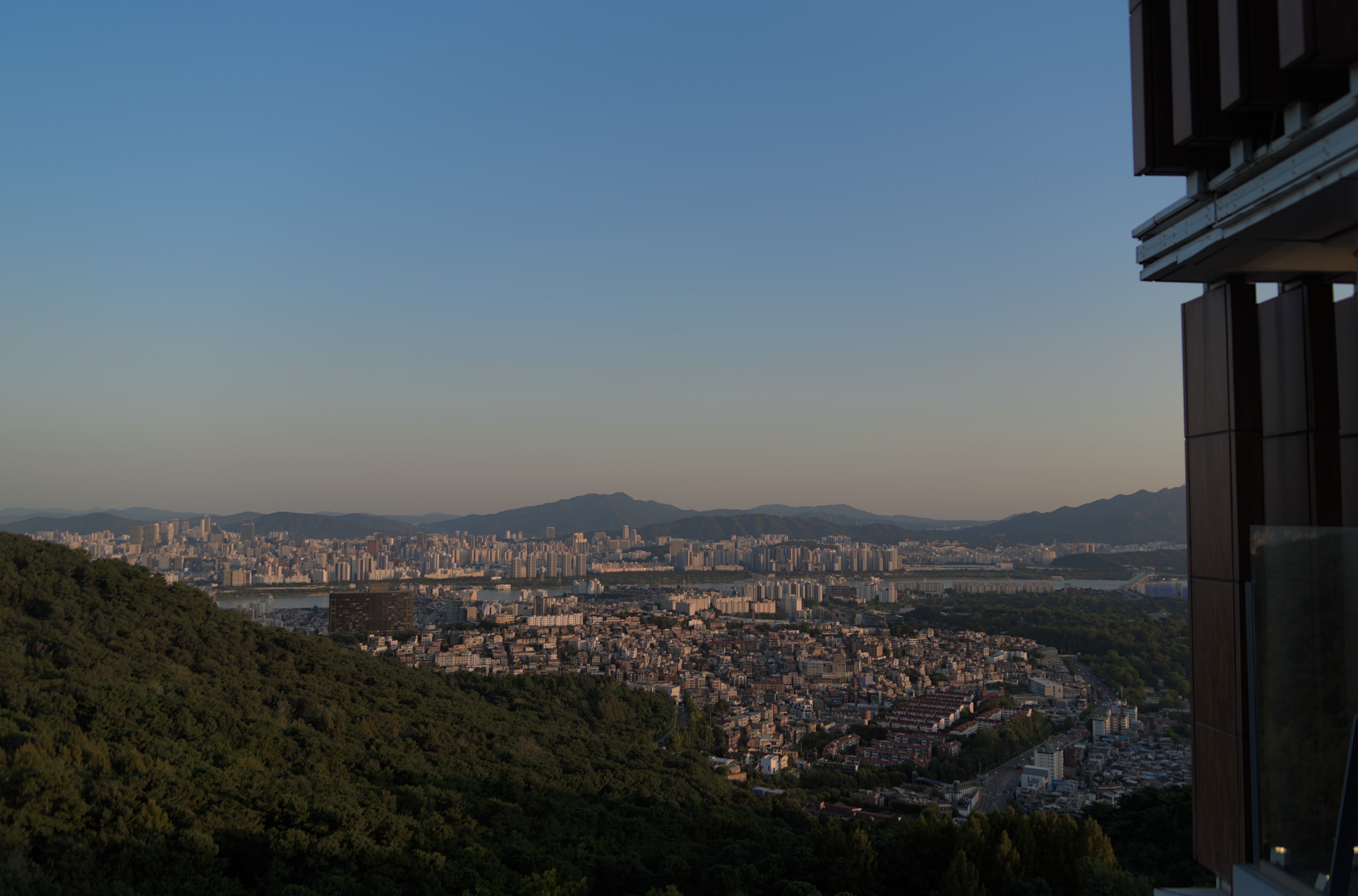 Itaewon from the top as seen from Namsan.