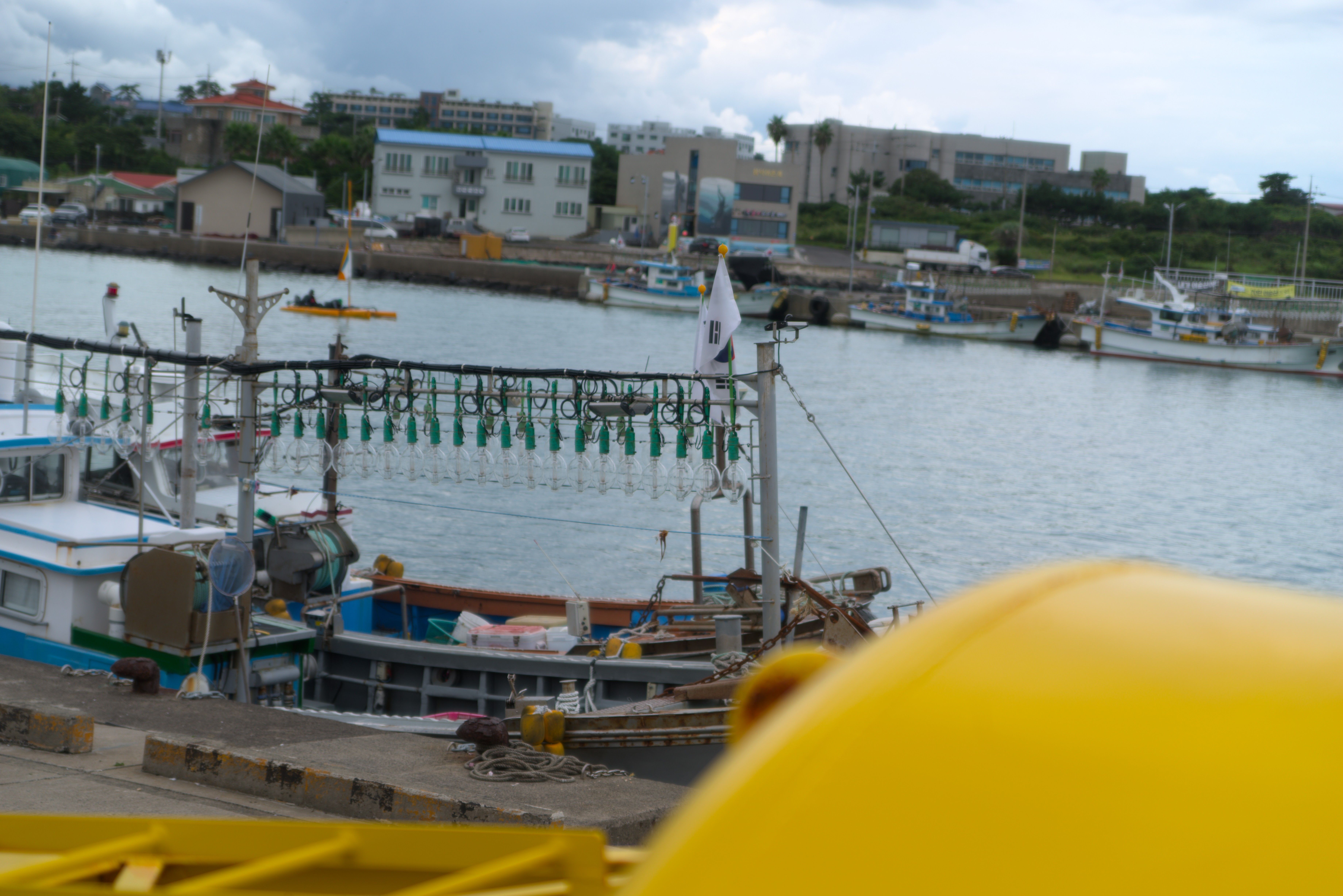 Squid fishing boat